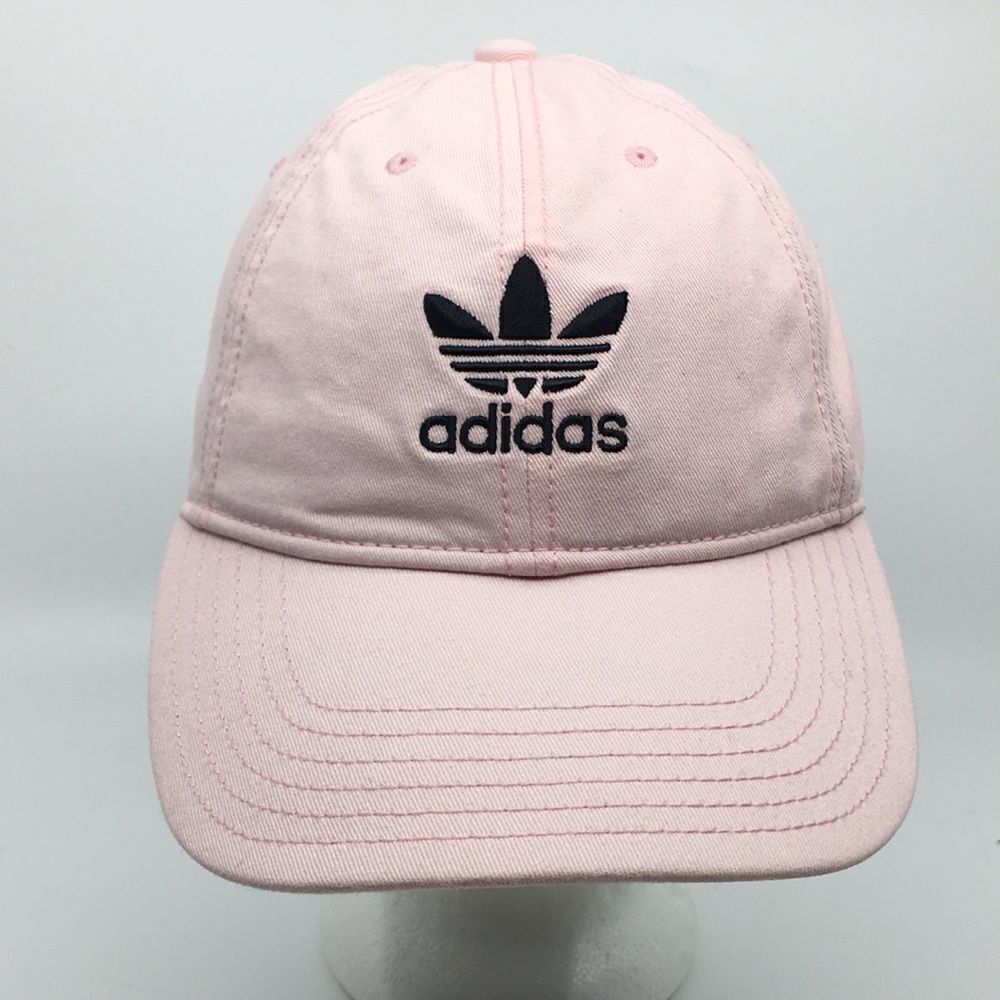 Adidas Light Pink Adjustable Cotton Baseball Cap Hat